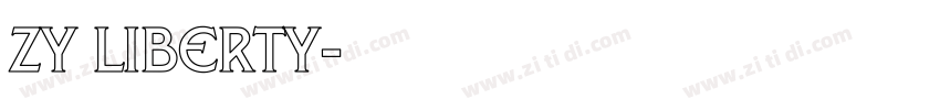 zy liberty字体转换